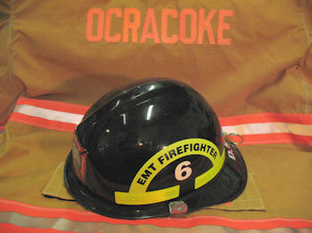 EMT firefighters helmet